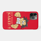 "今日ではないカレン"男おもしろい怒人 Case-Mate iPhoneケース (裏面(横))