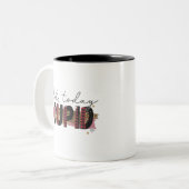 今日ではないキュピッドおもしろいガレンティン ツートーンマグカップ (正面左)