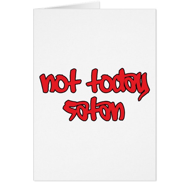 今日ではないサタン (正面)