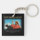 今日ではないサタン | イエス様は荒野で試される キーホルダー (裏面)