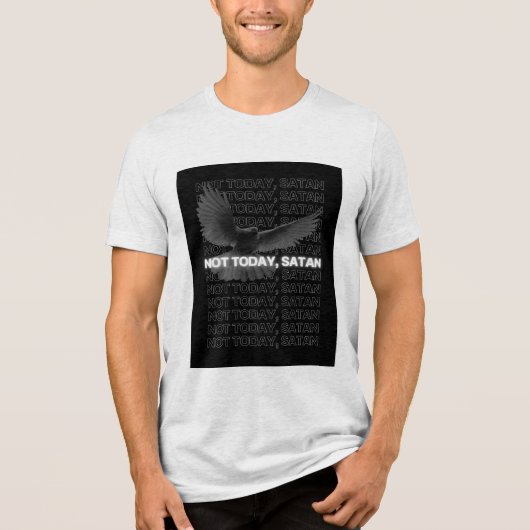 今日ではないサタン トライブレンドTシャツ (正面)