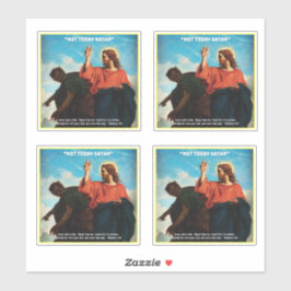 今日ではないサタン・マタイ4:10 シール