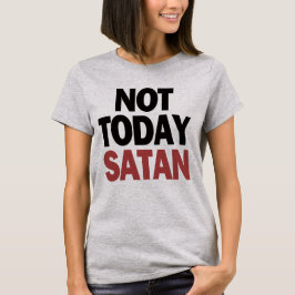 今日ではないサタン Tシャツ