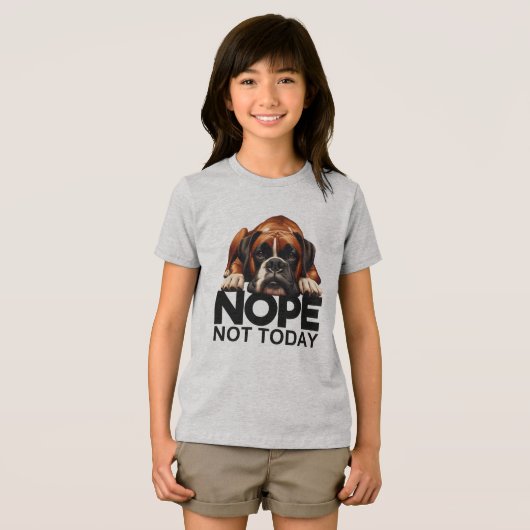 今日ではないボクサー トライブレンドＴシャツ (正面全面)