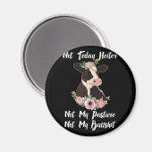 今日ではない私の牧草地ではなく私の牛 マグネット (正面/裏面)