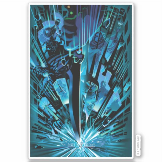 今日ではない シール (正面)