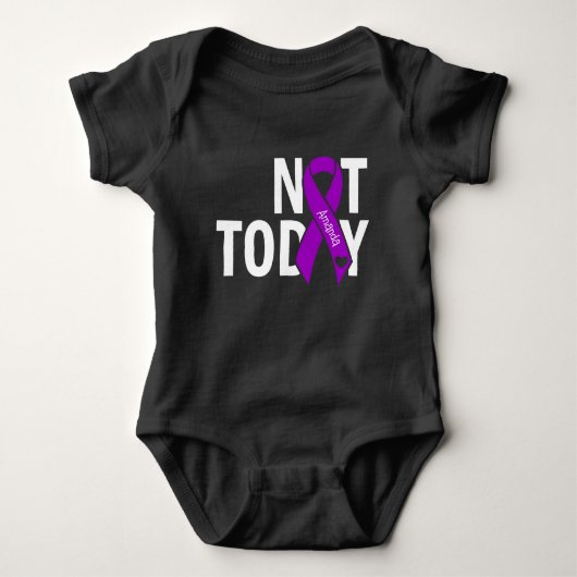 今日ではない ベビーボディスーツ (正面)