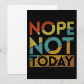 今日ではない 招待状 (正面/裏面)