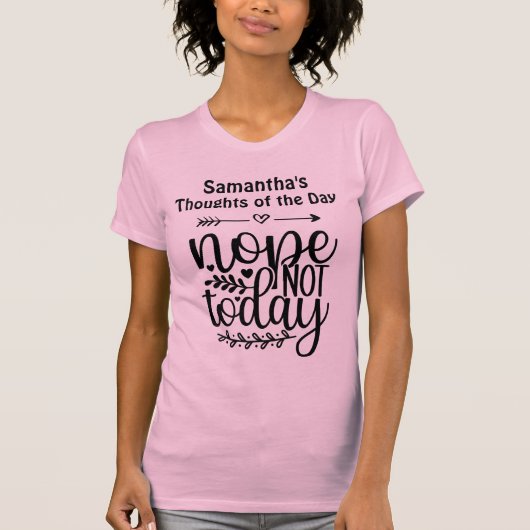 今日ではない Tシャツ (正面)