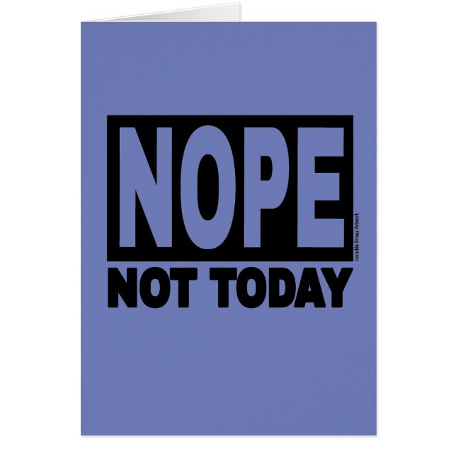 今日ではないNOPE (正面)