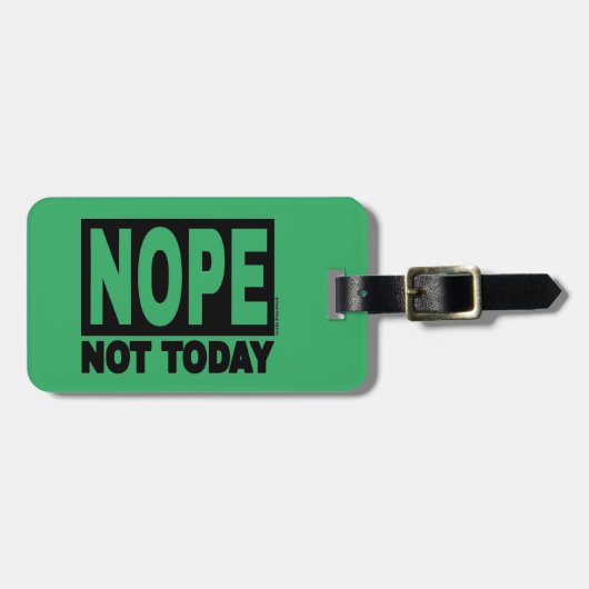 今日ではないNOPE ラゲッジタグ (正面横)