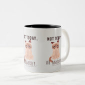 今日でも今日でもない ツートーンマグカップ (正面右)