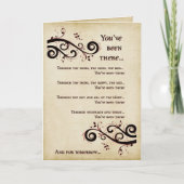 今日と明日の挨拶状 シーズンカード (正面)