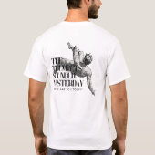 今日どこにいますか？ Tシャツ (裏面)