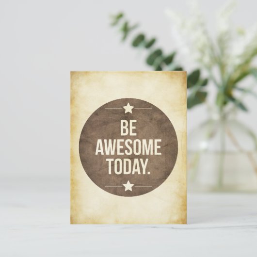 今日に素晴らしある ポストカード (スタンド正面)