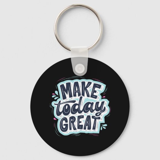 今日に素晴らしする キーホルダー (正面)