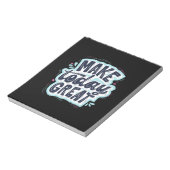 今日に素晴らしする ノートパッド (回転)