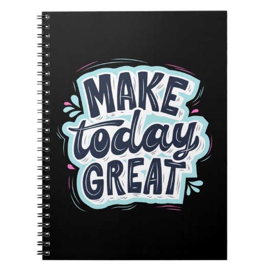 今日に素晴らしする ノートブック (正面)