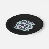 今日に素晴らしする ペーパープレート (アングル)