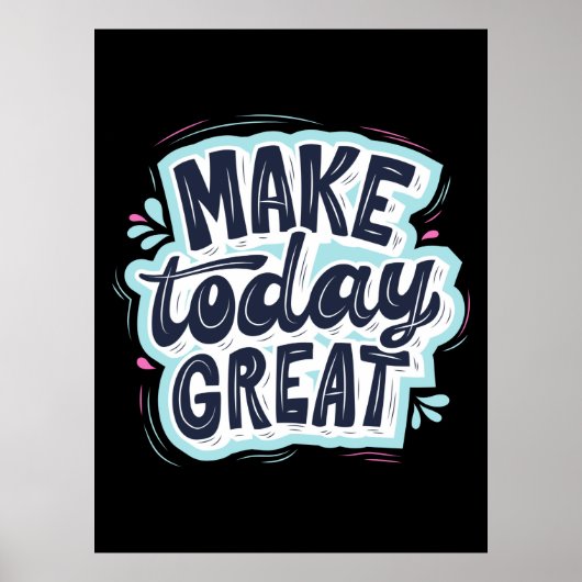 今日に素晴らしする ポスター (正面)