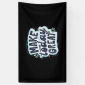 今日に素晴らしする 横断幕 (縦)