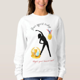 今日のあなたの努力 スウェットシャツ