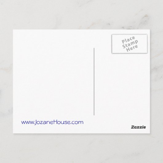 今日のはがきに感謝する ポストカード (裏面)