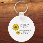 今日のひまわり キーホルダー (正面)