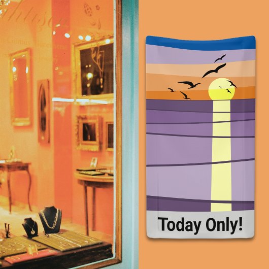 今日のみ・ポートレートイベント 横断幕