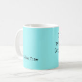 今日のよい気分のコーヒー・マグ コーヒーマグカップ (正面左)