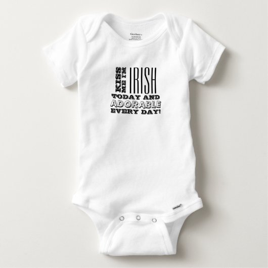 今日のアイルランド語、愛らしい毎日！ ベビーTシャツ (正面)
