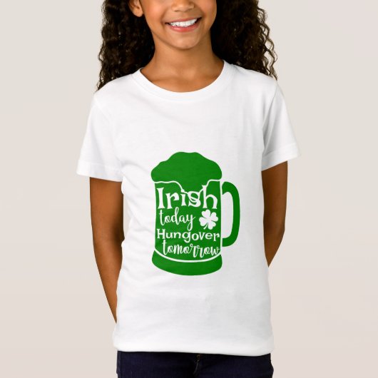 今日のアイルランド語、明日のハンゴバー Tシャツ (正面)