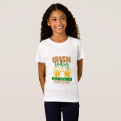 今日のアイルランド語、明日のハンゴバー Tシャツ (正面フル)