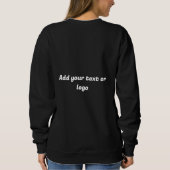 今日のアートと明日のブレンド スウェットシャツ (裏面)