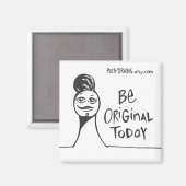 今日のオリジナルマグネット マグネット (正面/裏面)