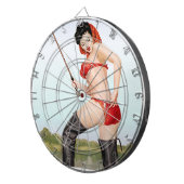 今日のキャッチピンアップ魚釣りガール ダーツボード (正面右)