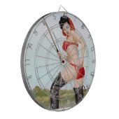 今日のキャッチピンアップ魚釣りガール ダーツボード (正面左)