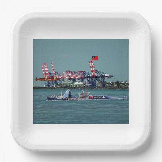 今日のキャッチ ペーパープレート (正面)