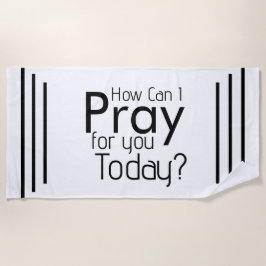 今日のキリ祈スタンのために ビーチタオル