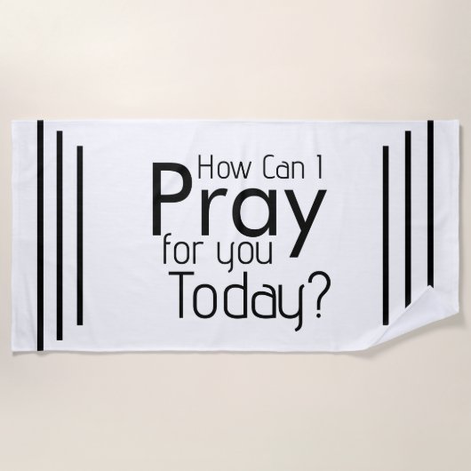 今日のキリ祈スタンのために ビーチタオル (正面)