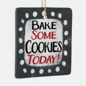 今日のクッキーを焼くオーナメント セラミックオーナメント (右)