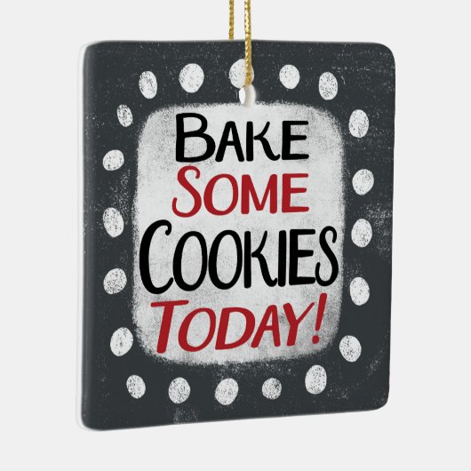 今日のクッキーを焼くオーナメント セラミックオーナメント (右)