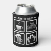 今日のクラシックバイクもしくは自転車に乗る人のためのオートバイのコーヒープラン 缶クーラー (缶正面)