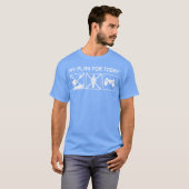 今日のゲーム計画 レトロ Tシャツ (正面フル)
