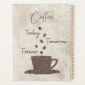 今日のコーヒーは永遠に –  プランナー手帳 (裏面)