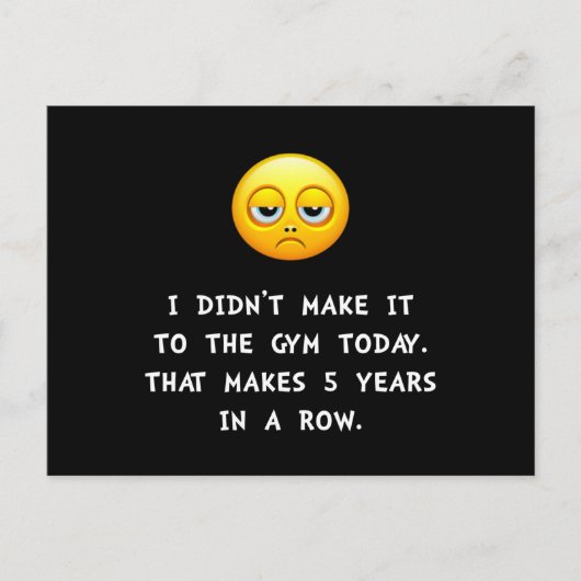 今日のジム ポストカード (正面)