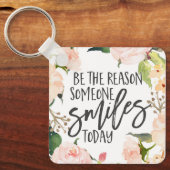 今日のスマイル引用文 キーホルダー (正面)