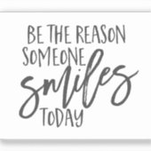 今日のスマイル引用文 シール (正面)