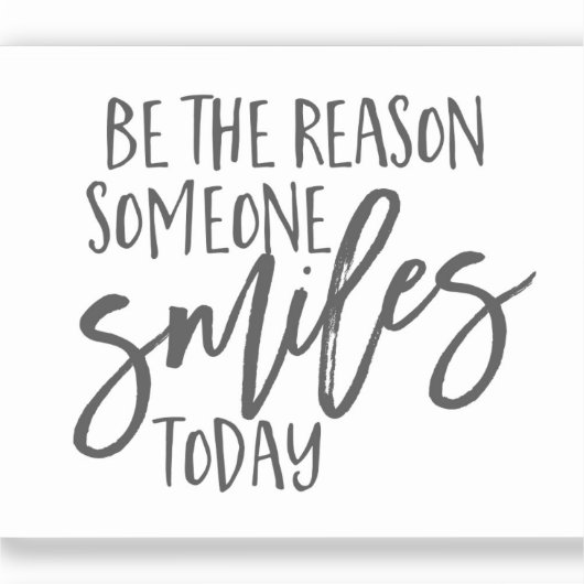 今日のスマイル引用文 シール (正面)