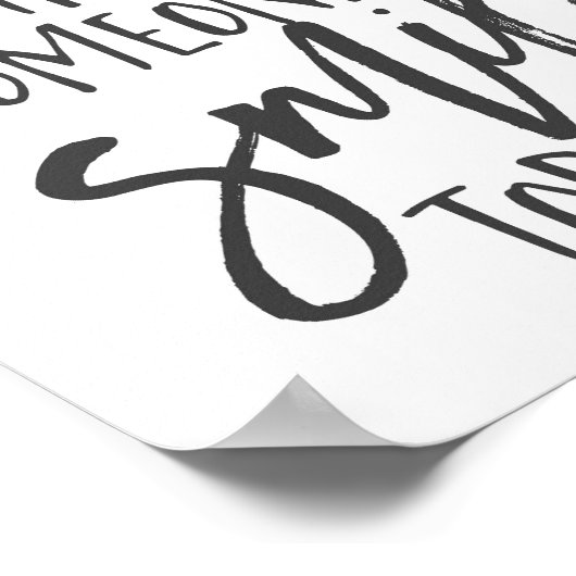 今日のスマイル引用文 ポスター (角)